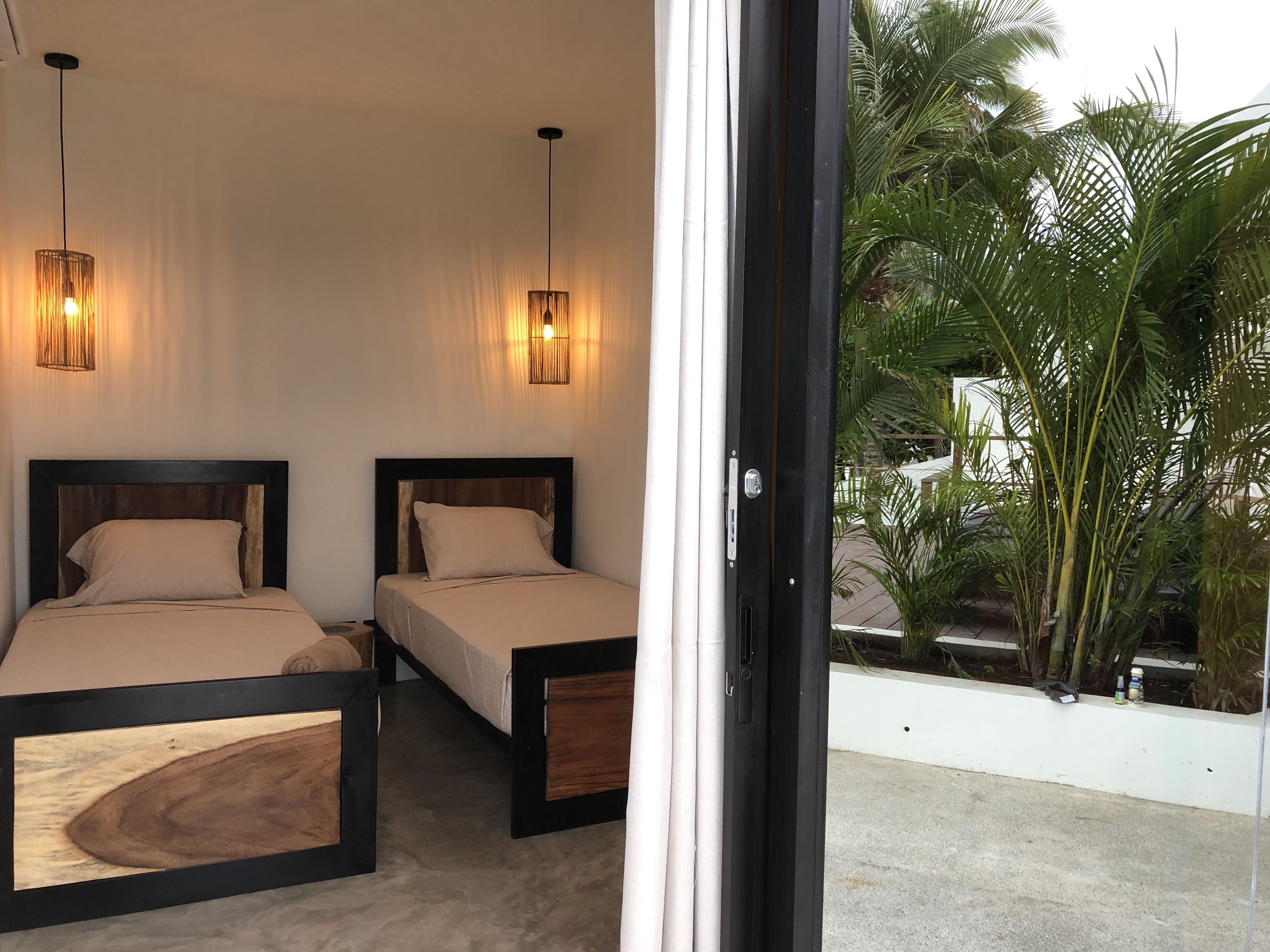 Chambre Twin - A partager ou privée - Séjour surf et Yoga à El Sunzal, Le Salvador