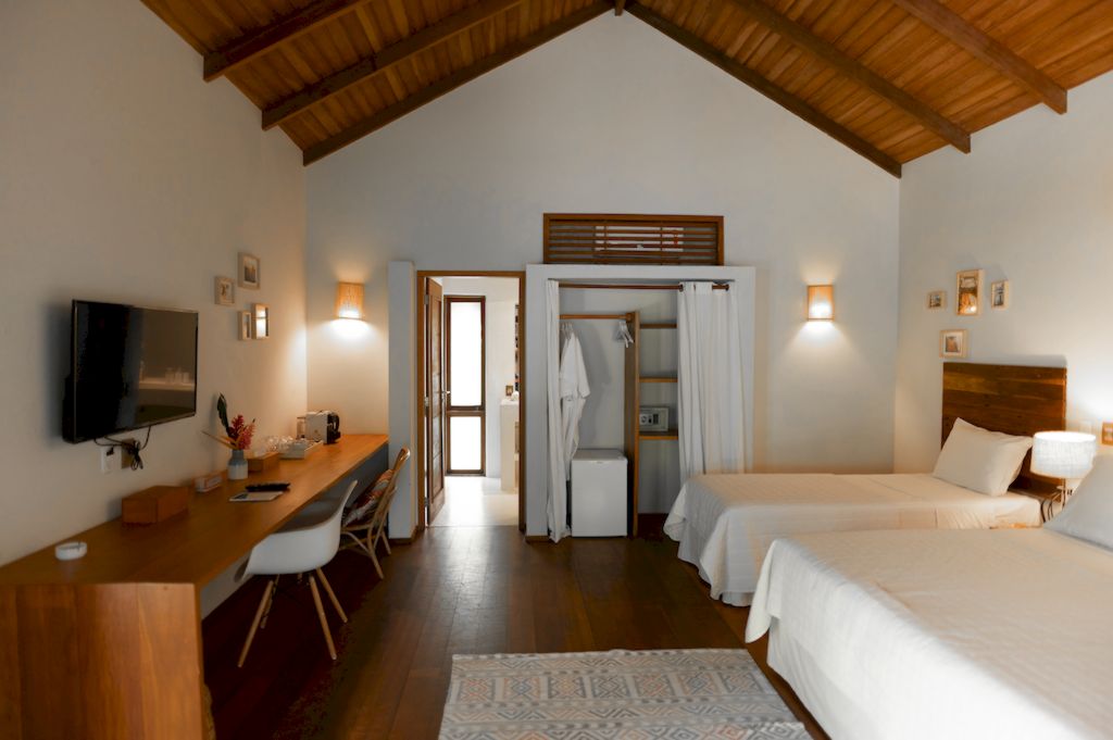 Chalet Quadruple vue jardin - Séjour surf / kitesurf d'exeption à Pipa, Brésil