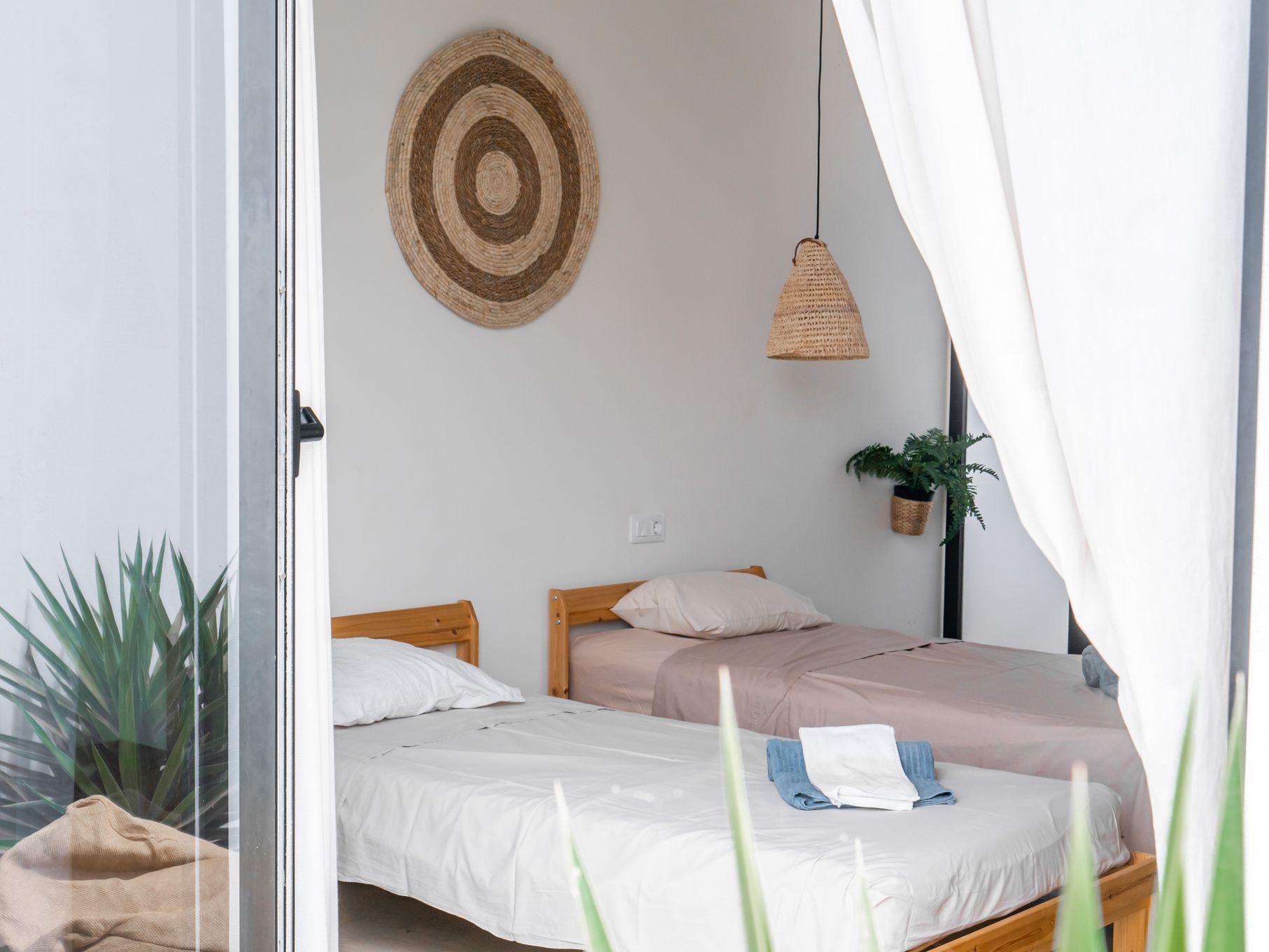 Chambre Twin, Triple ou Quad - A partager - SURF ET YOGA A FUERTEVENTURA, LES CANARIES