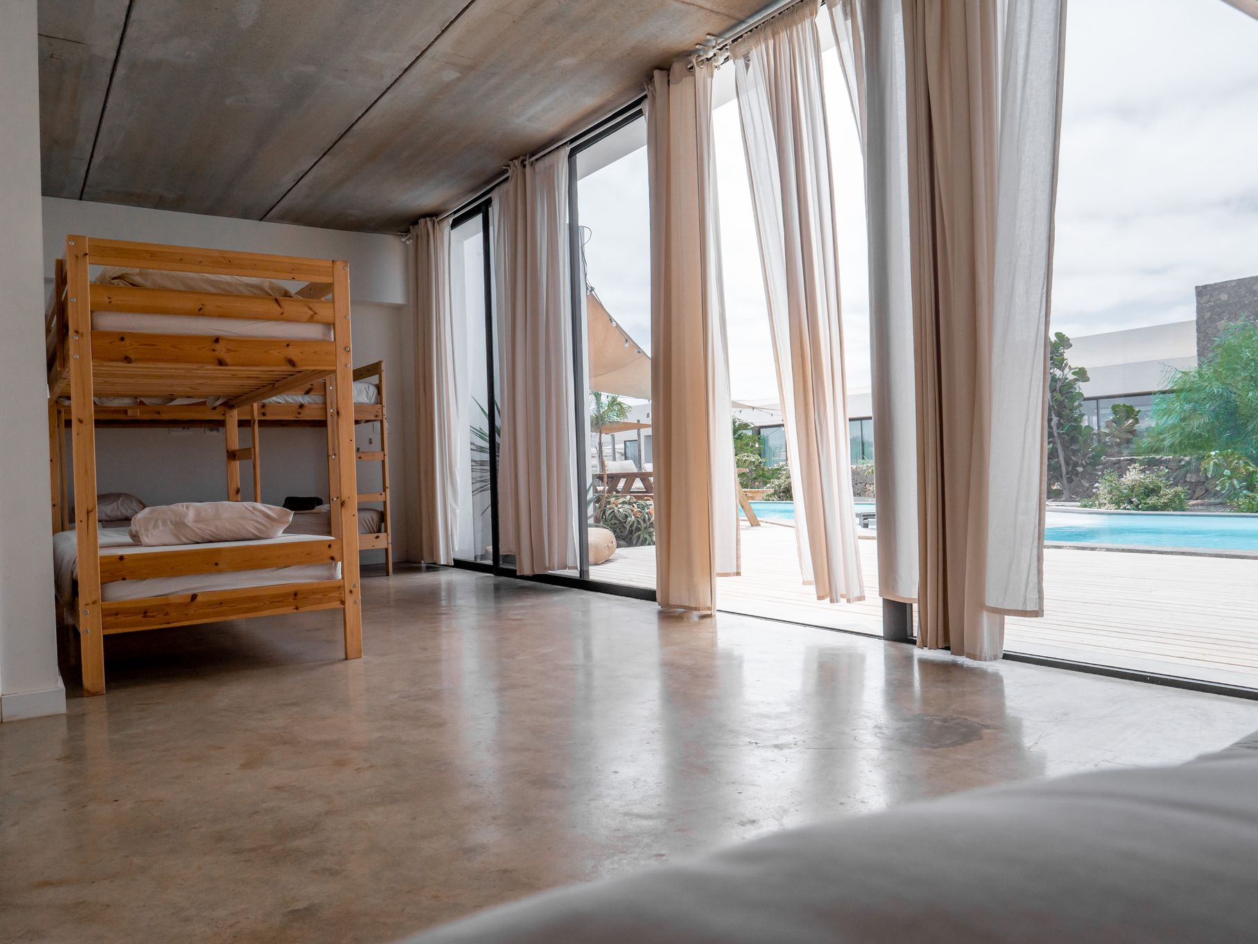 Chambre Twin, Triple ou Quad - A partager - SURF ET YOGA A FUERTEVENTURA, LES CANARIES