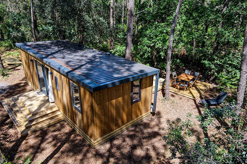 Chalet Vista - Séjour glisse et nature - éco-camping familial dans Les Landes