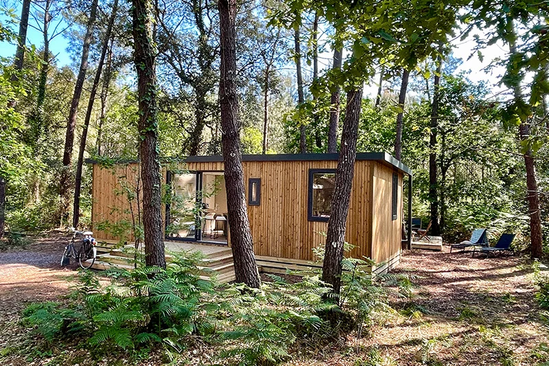 Chalet Vista - Séjour glisse et nature - éco-camping familial dans Les Landes