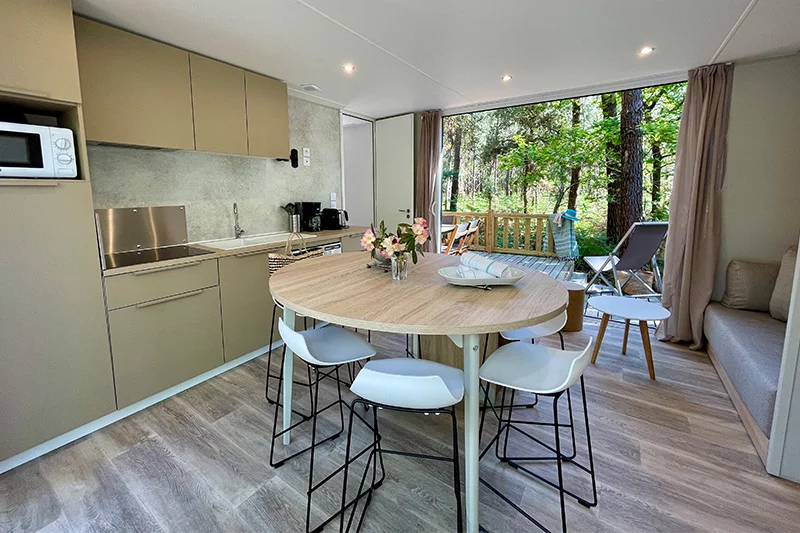 Chalet Vista - Séjour glisse et nature - éco-camping familial dans Les Landes