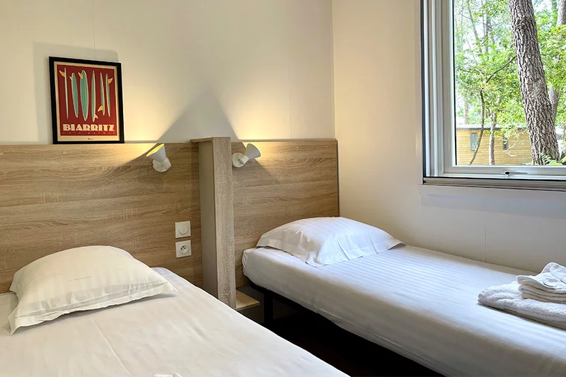 Chalet Vista - Séjour glisse et nature - éco-camping familial dans Les Landes