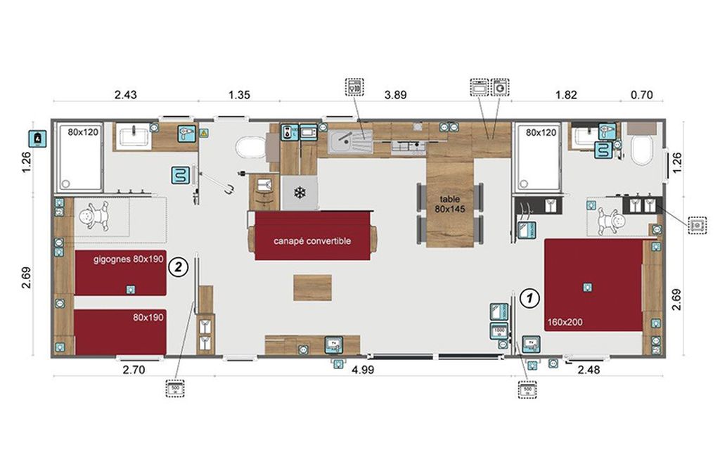 Chalet Cocoon - Séjour glisse et nature - éco-camping familial dans Les Landes