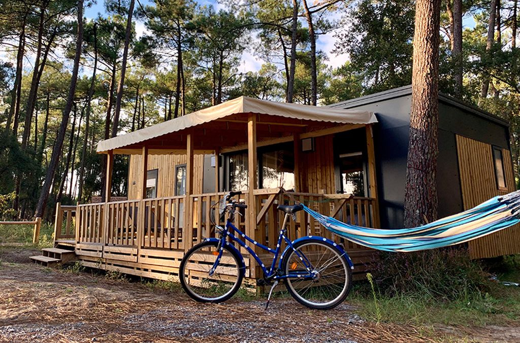 Chalet Cocoon - Séjour glisse et nature - éco-camping familial dans Les Landes