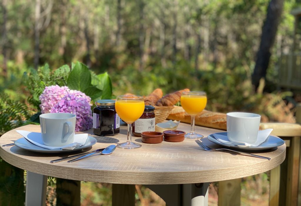 Chalet Suite for 2 - Séjour glisse et nature - éco-camping familial dans Les Landes