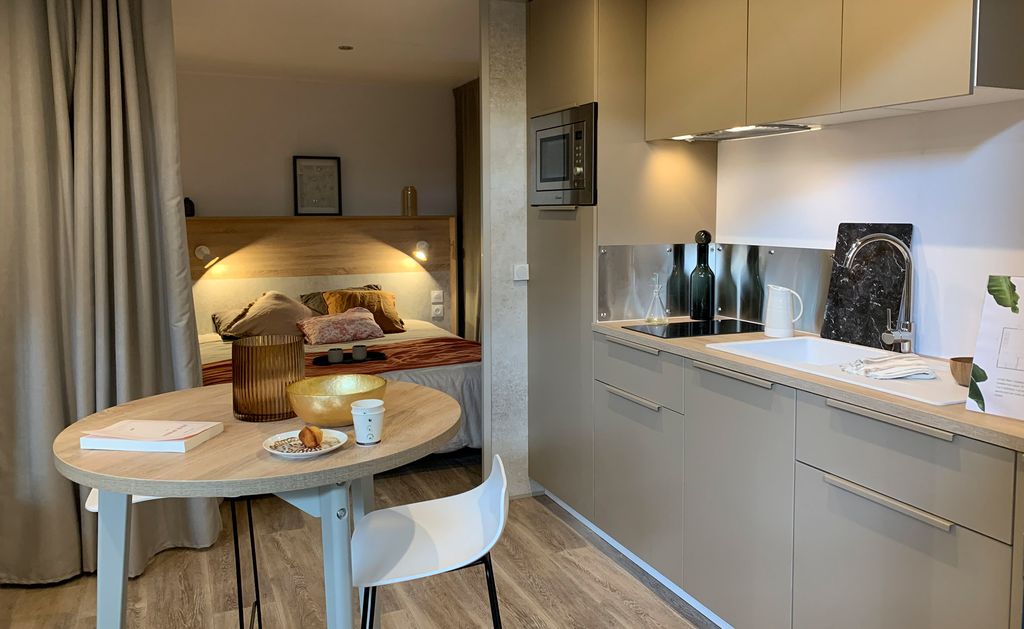 Chalet Suite for 2 - Séjour glisse et nature - éco-camping familial dans Les Landes