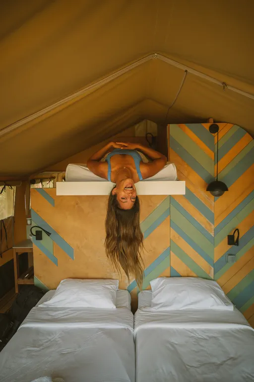 Medium Luxury Safari Tent - Séjour Kite, Windsurf et Wingfoil sur l'île de Lemnos, Grèce