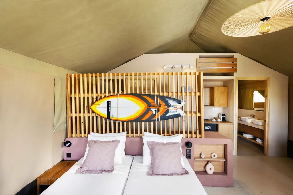 XL Luxury Safari Tent - Séjour Kite, Windsurf et Wingfoil sur l'île de Lemnos, Grèce