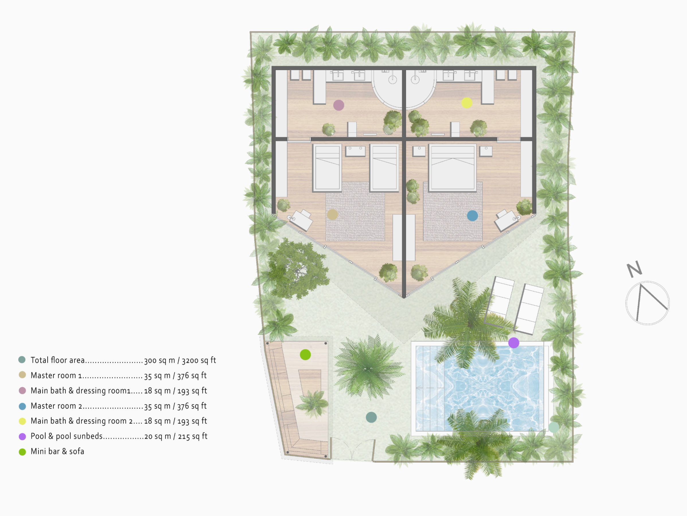 Villa 4 personnes - Séjour surf et bien-être d'exception dans les îles Mentawai, Sumatra Villa 4 personnes - Séjour surf et bien-être d'exception dans les îles Mentawai, Sumatra