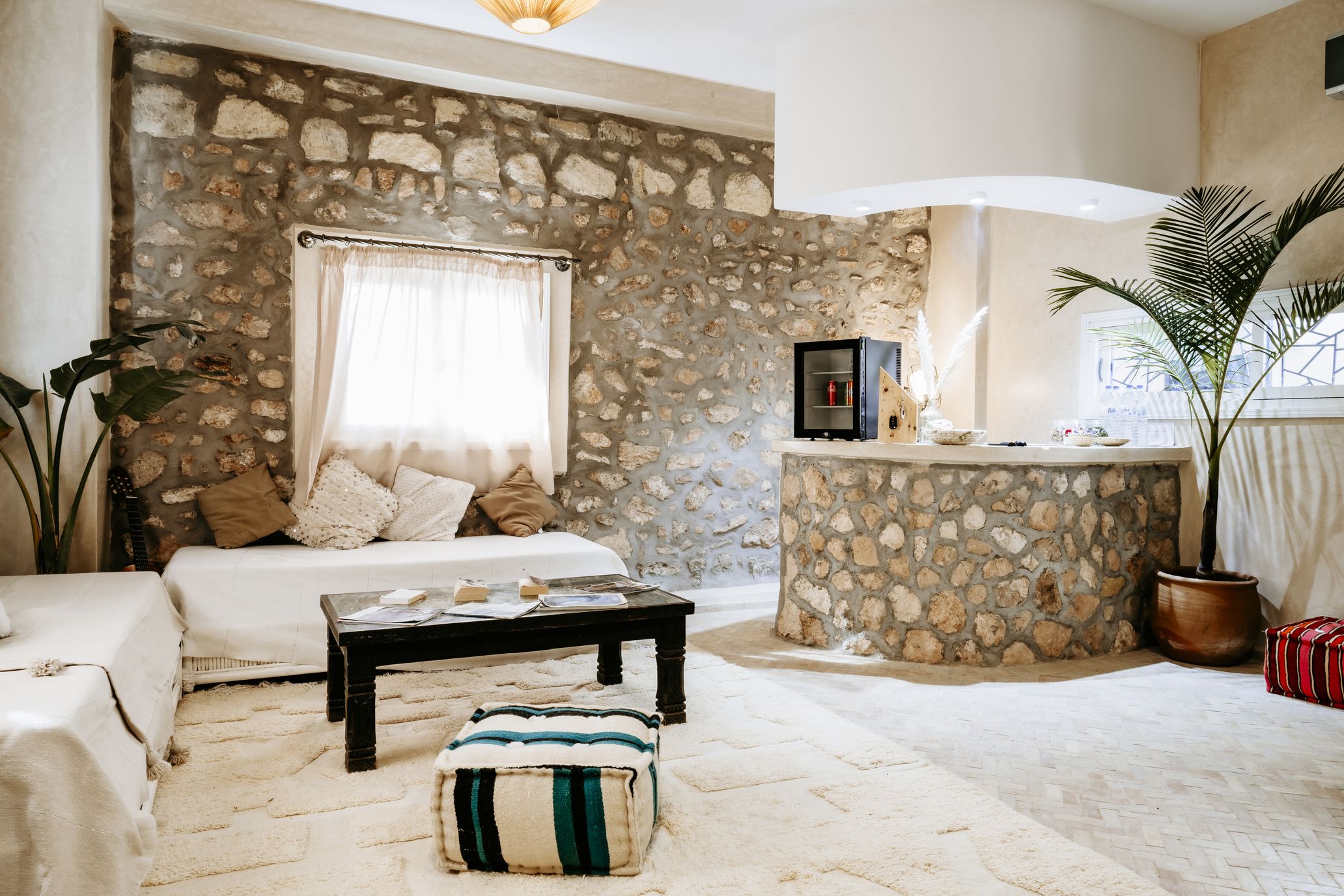 Chambre Single, Double ou Triple dans la villa annexe - Surf camp Maroc - Boutique Hôtel éco-responsable, surf & yoga