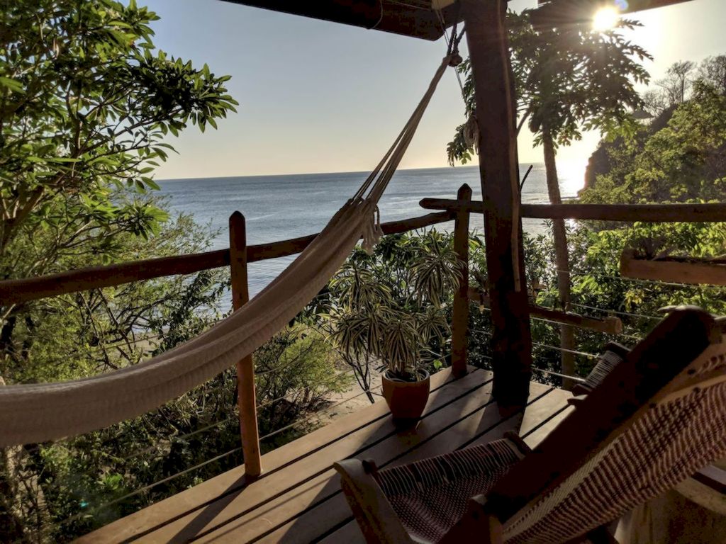 Chambre privée vue océan - 2 pers. - Retraite surf, yoga et bien-être Chambre privée vue océan - 2 pers. - Retraite surf, yoga et bien-être