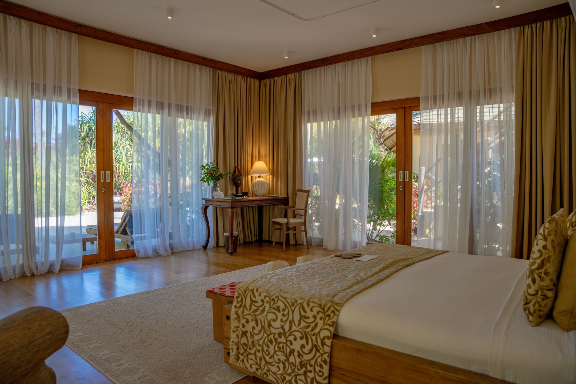 Villa 2 chambres - Côté jardin - Séjour Kite d'exception à Zanzibar Villa 2 chambres - Côté jardin - Séjour Kite d'exception à Zanzibar