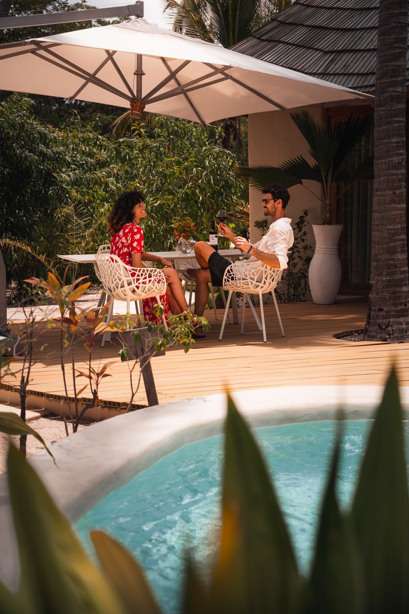 Villa 2 chambres - Côté jardin - Séjour Kite d'exception à Zanzibar Villa 2 chambres - Côté jardin - Séjour Kite d'exception à Zanzibar