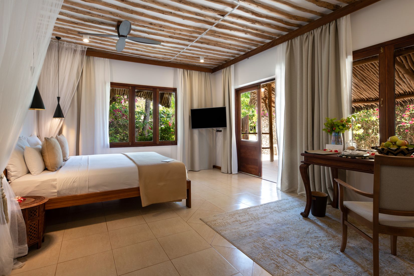 Chambre double - Séjour Kite d'exception à Zanzibar Chambre double - Séjour Kite d'exception à Zanzibar