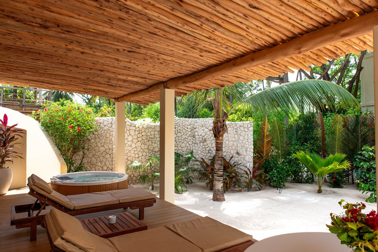 Villa 1 chambre - Avec jardin et bain à remous - Séjour Kite d'exception à Zanzibar Villa 1 chambre - Avec jardin et bain à remous - Séjour Kite d'exception à Zanzibar